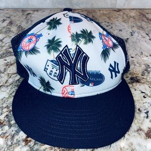 New Era New York Yankees All Star Game Palm Tree Trucker Hat Cap One Size